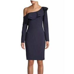 Likely Size 4 Georgina Flounce One Shoulder Dress NWT